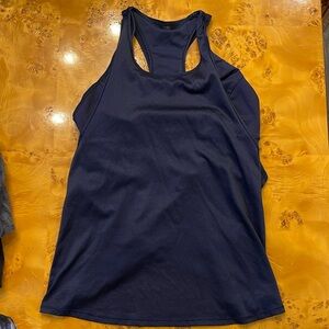 Lululemon size 6 tank top with connected sports bra
